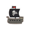 Pirate Ship Iron-on Sew-on Applique Motif