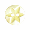 Pale Yellow Star Button, 10mm (3/8in) Diameter (Sold Individually)