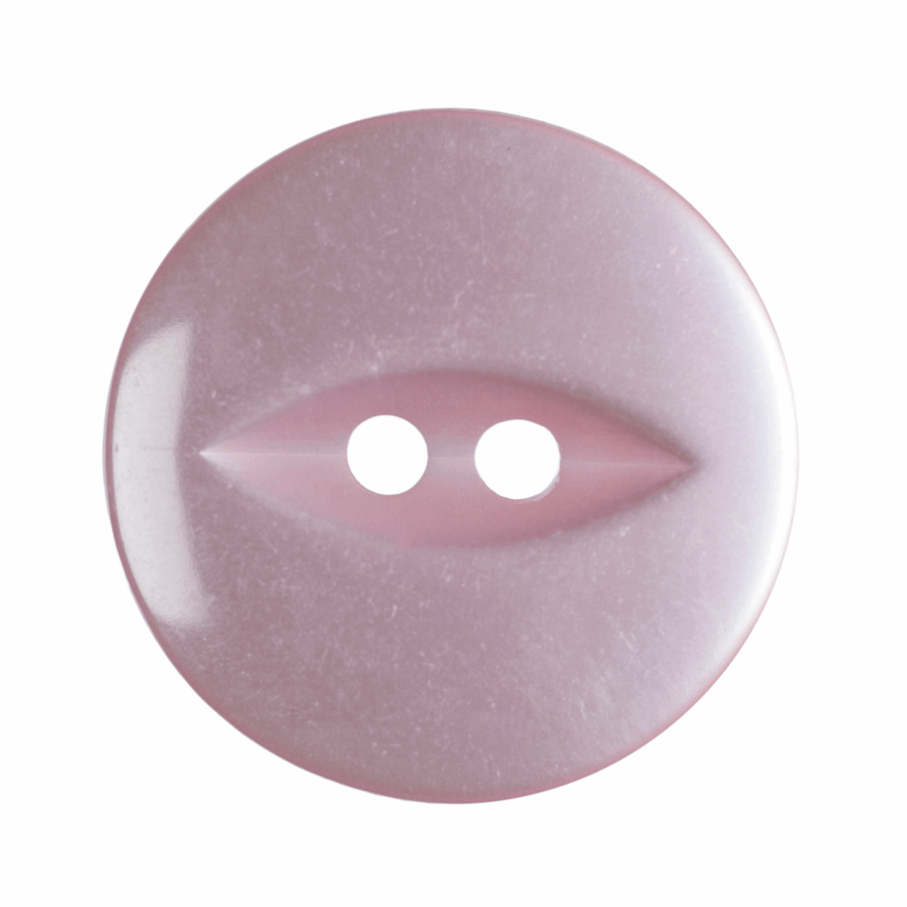 Pink Fish Eye Button - Available in 4 sizes (Sold Individually)