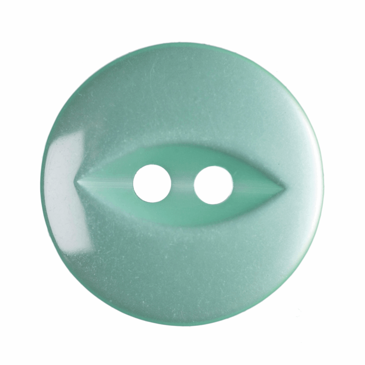 Turquoise Fish Eye Button - Available in 4 Sizes (Sold Individually)