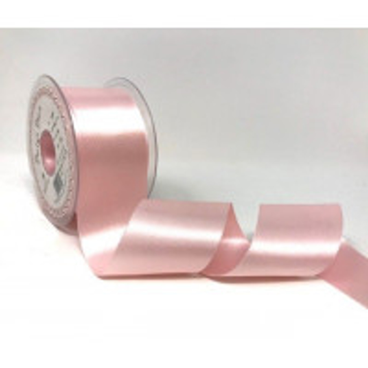 50mm 70 Pale Pink Double Satin Berisfords Ribbon ( Sold per Metre)