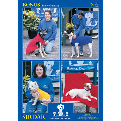 Battersea Dog Home - Dog Coat Patterns for Small, Medium & large