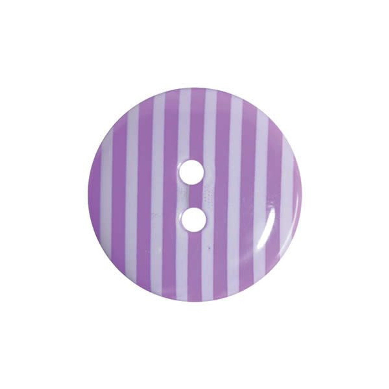 Dark Blue & White Striped Button -  ( Sold individually )