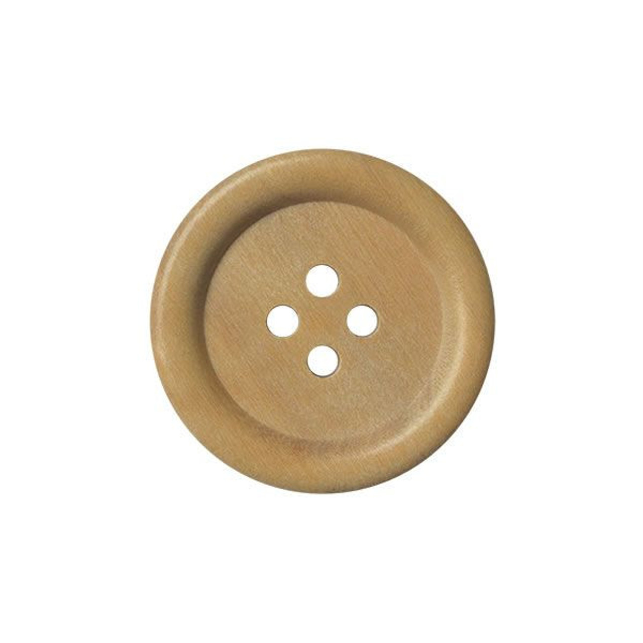 Large Wooden Button - 4 Hole - 51mm ( Sold individually)