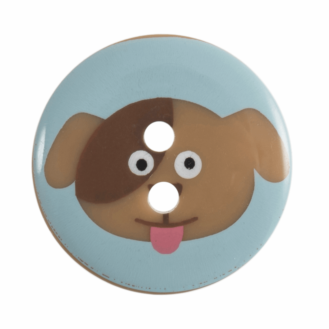 Dog Buttons 2 Hole -  19mm ( Sold Single)