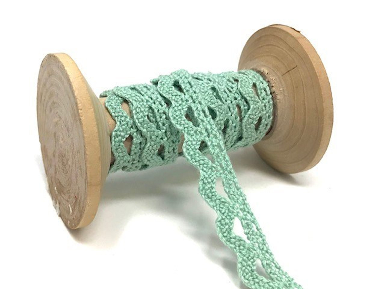 15mm Scalloped Edge Cotton Lace - Sold by the Metre