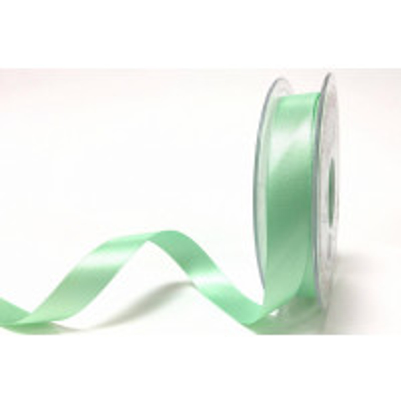 15mm 56 Mint Green Double Satin Berisfords Ribbon ( Sold per Metre)