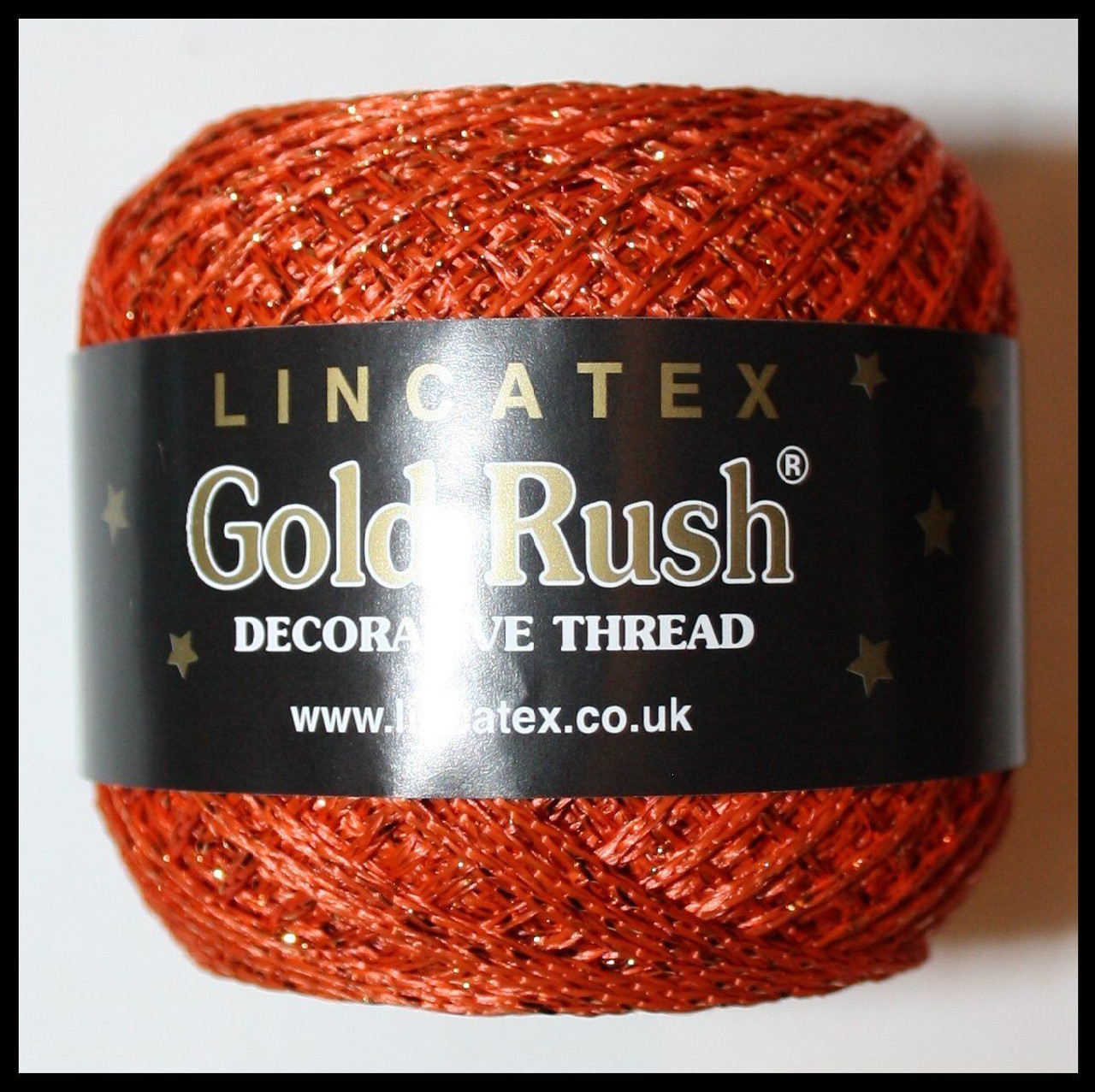 Copper Metallic Decorative Goldfingering Yarn, 20 gram ball (approx 80mtr)