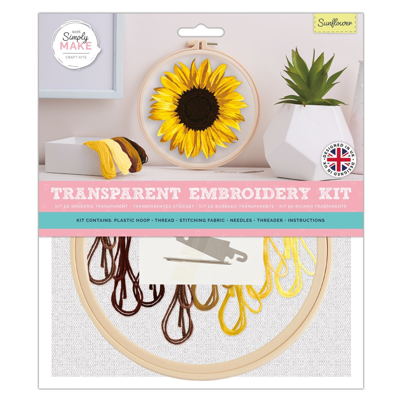 Embroidery Kit - Sunflower