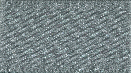 7mm 669 Smoked Grey Double Satin Berisfords Ribbon ( Sold per Metre)