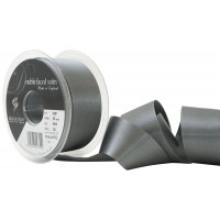 35mm 669 Smoked Grey Double Satin Berisfords Ribbon ( Sold per Metre)