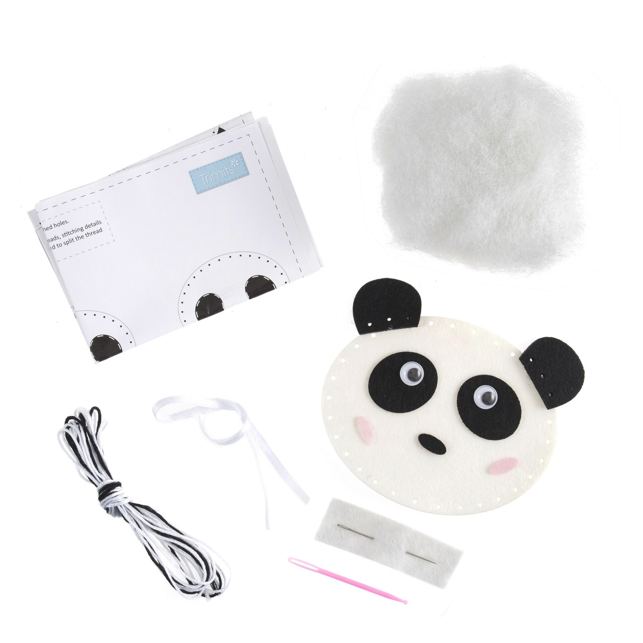 Panda Felt Decoration Kit