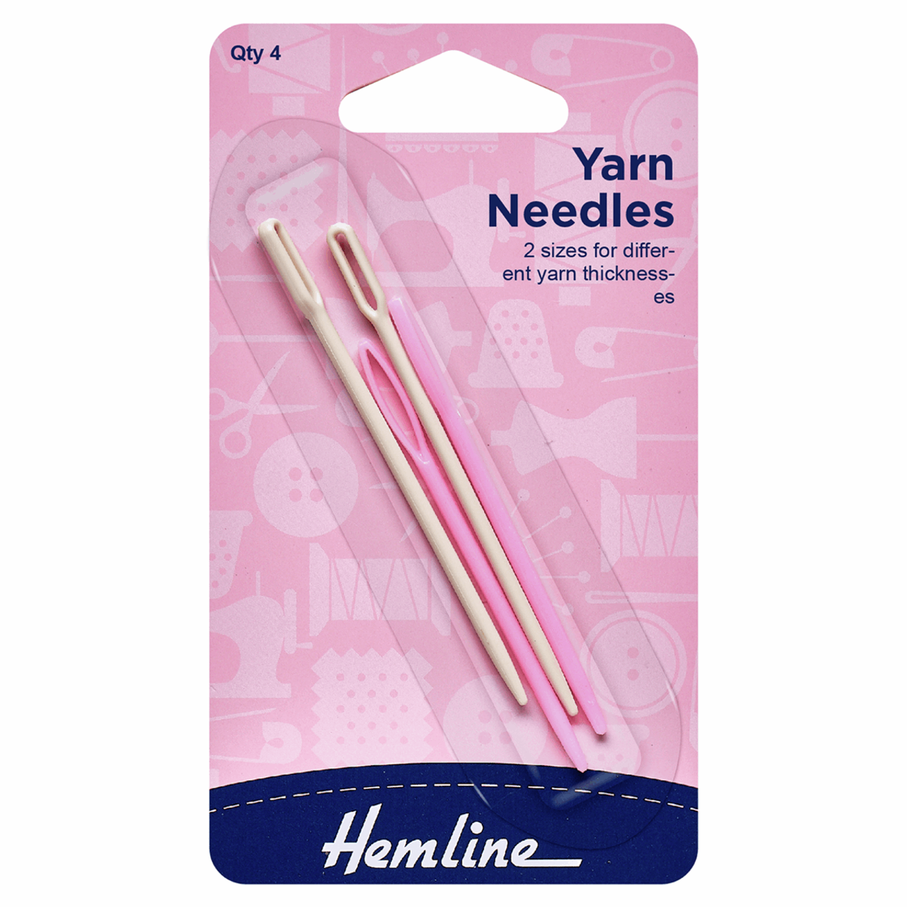 Hand Sewing Needles - Plastic Wool & Yarn (4pc)
