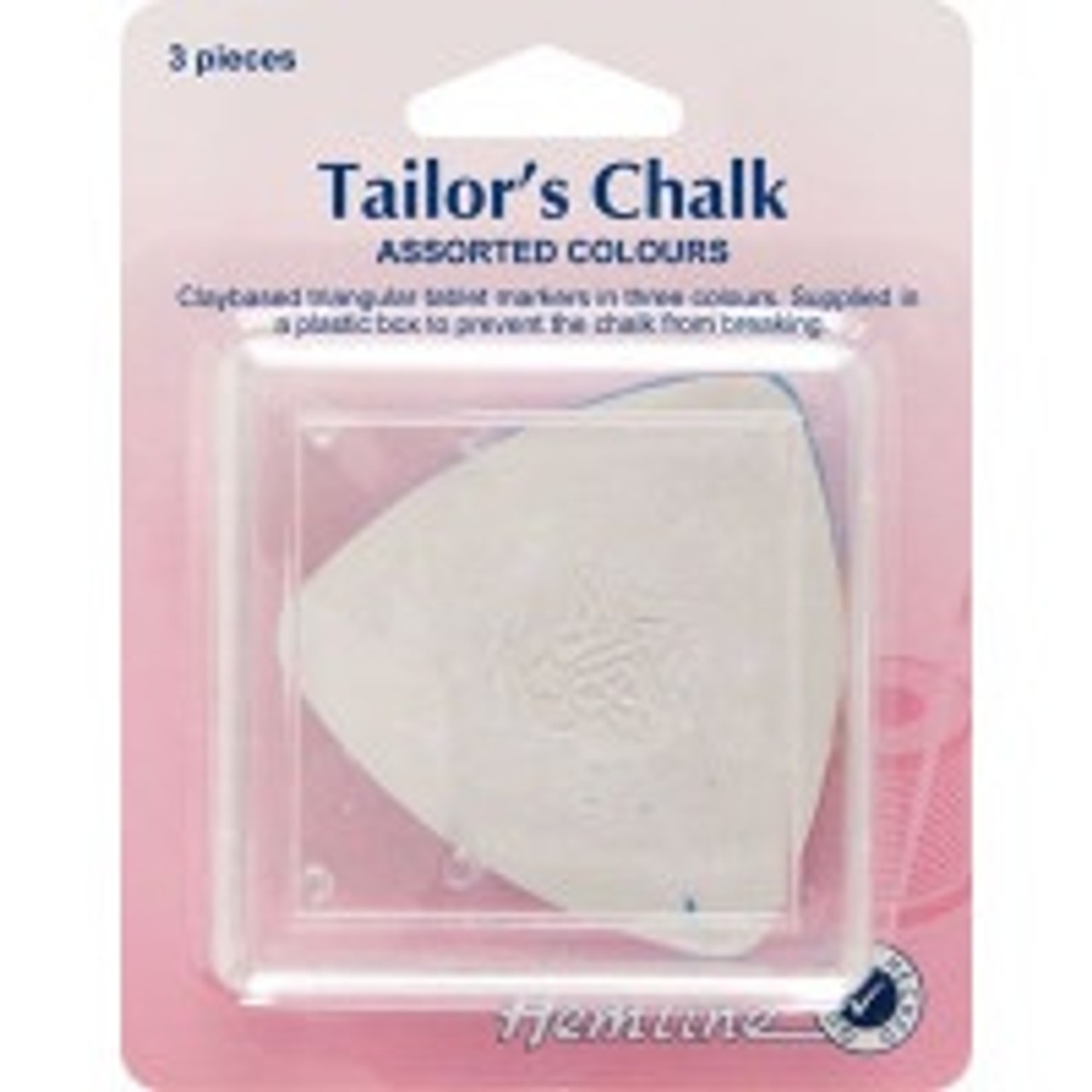 Tailors Chalk Triangle - white (3pc)