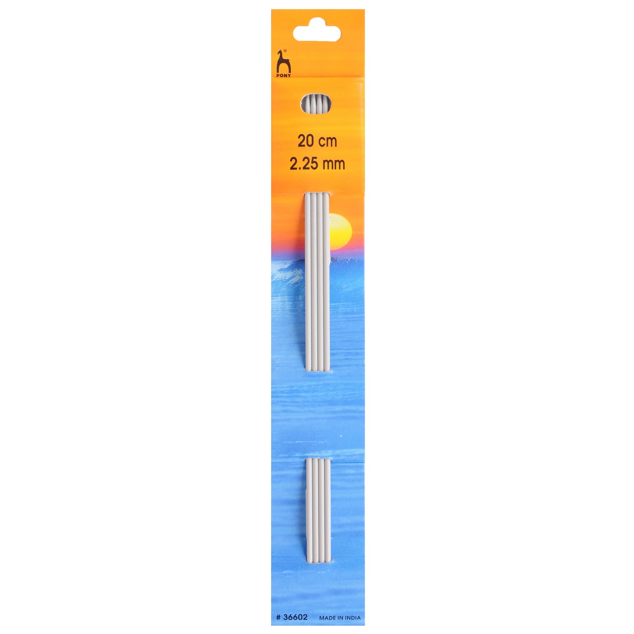 2.25mm Set of 4 Double-Ended Knitting Pins, 20cm length