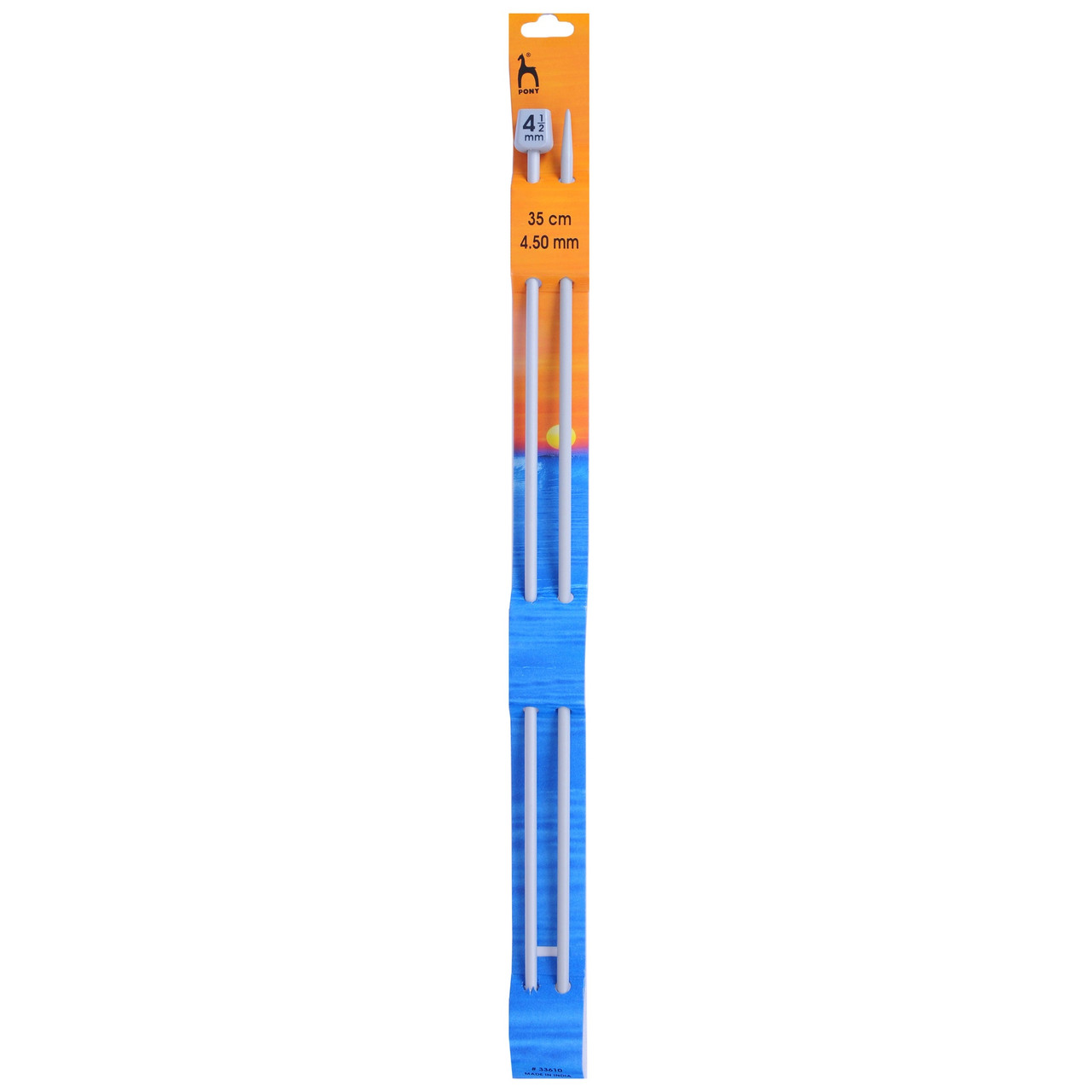 4.50mm (UK7) Classic Knitting Pins, 35cm/14" length