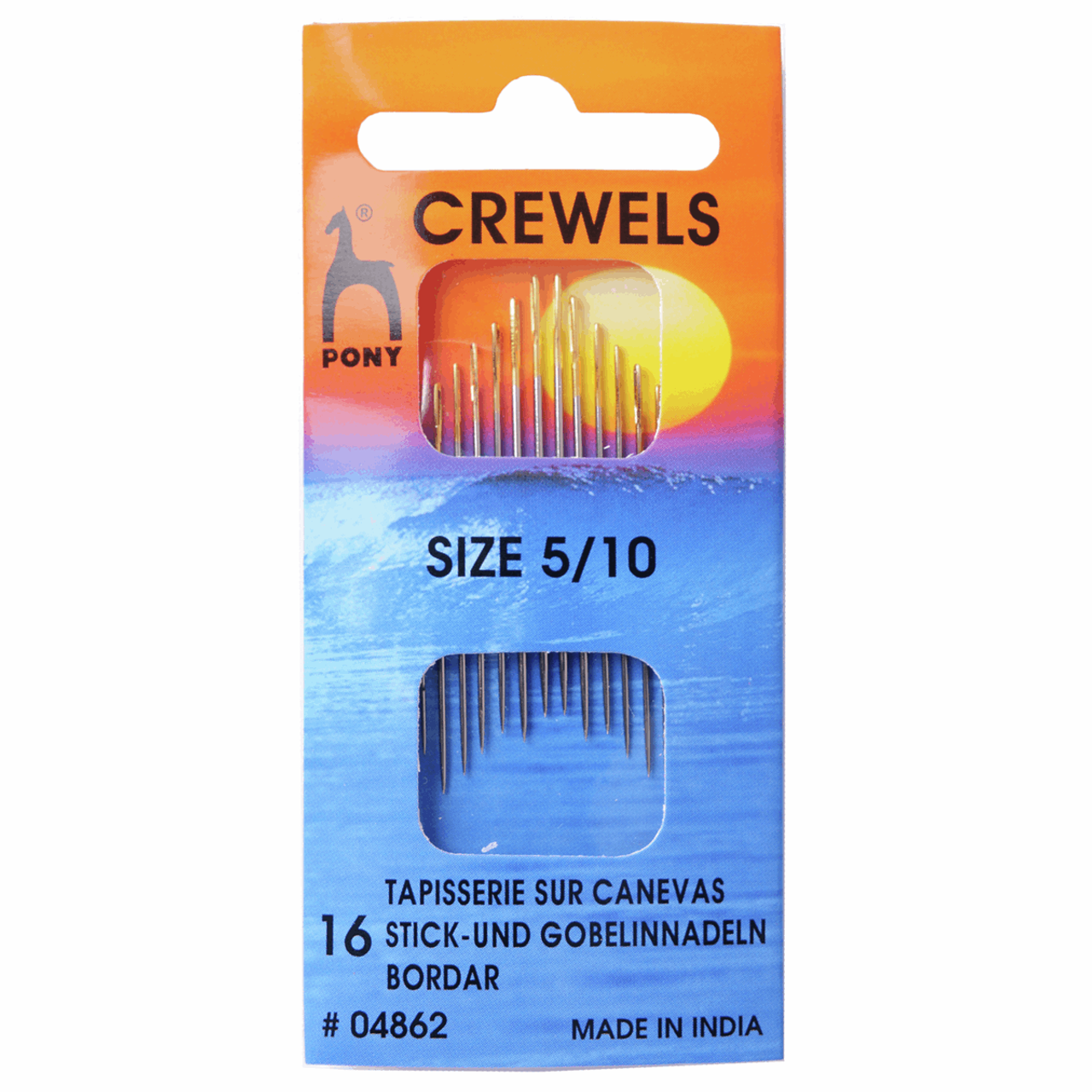 Hand Sewing Needles - Crewels - Assorted Sizes 5-10