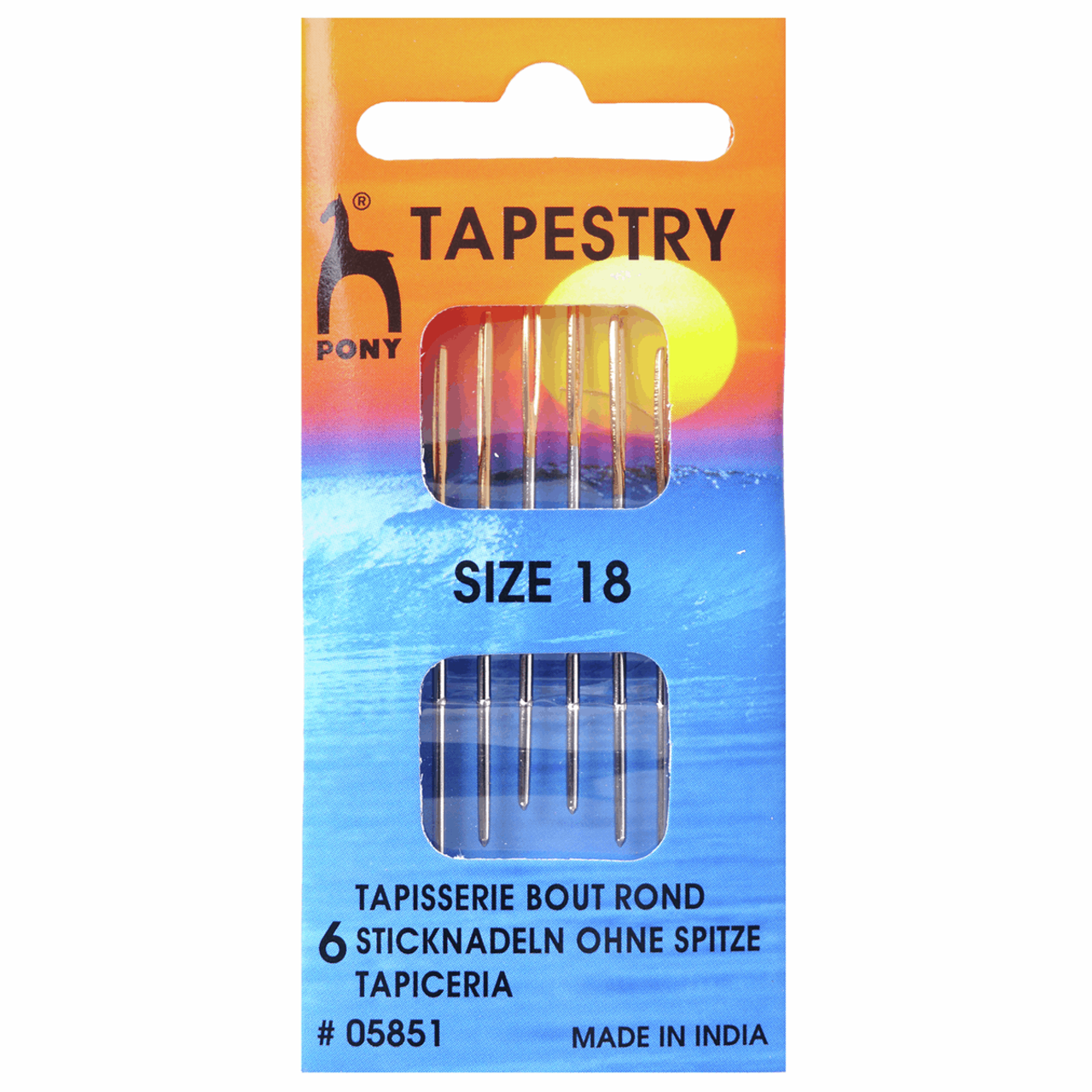 Hand Sewing Needles - Tapestry - Size 18