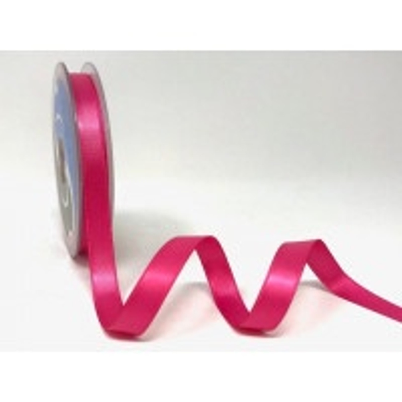 Fuchsia Satin Ribbon, 11mm wide, Sold Per Metre