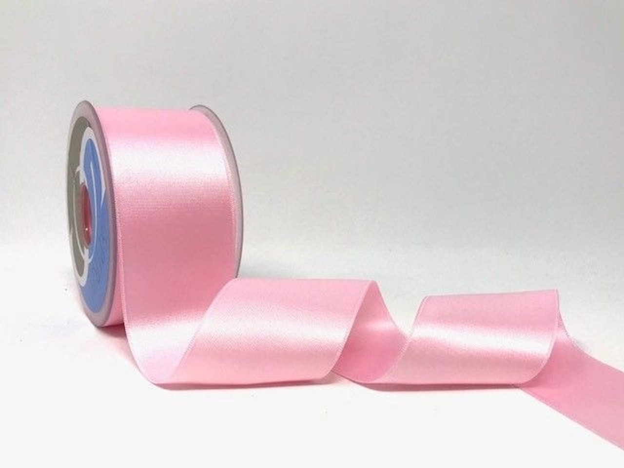 wide pink satin ribbon