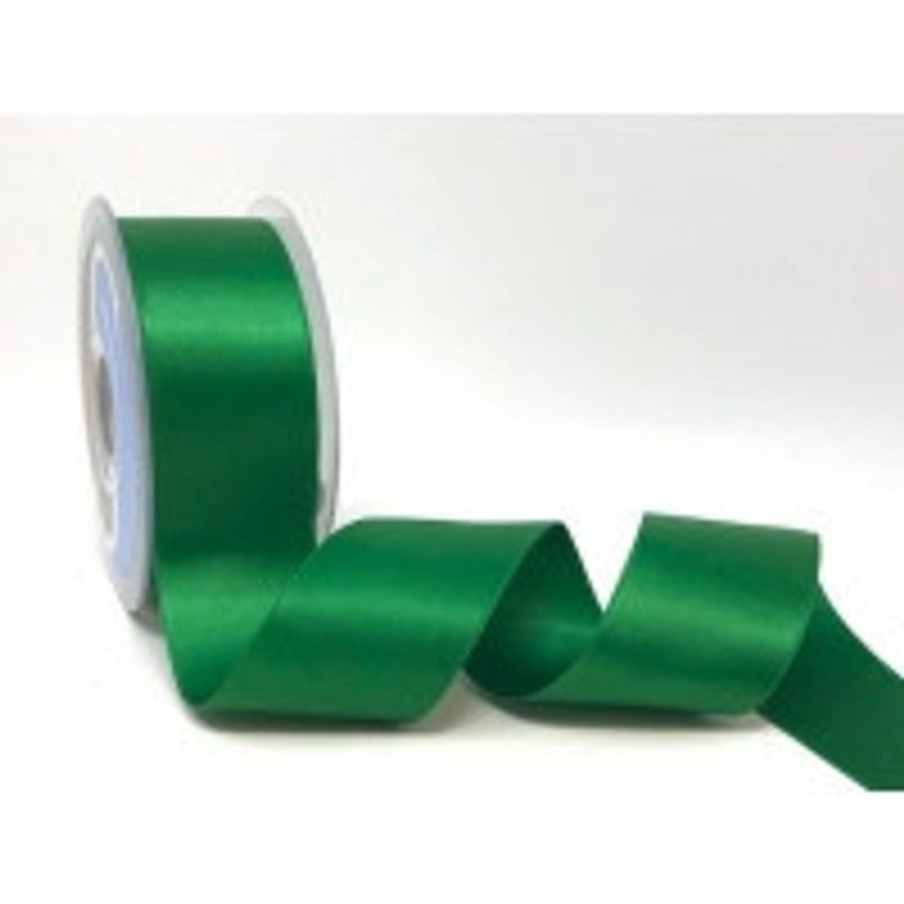 green satin ribbon