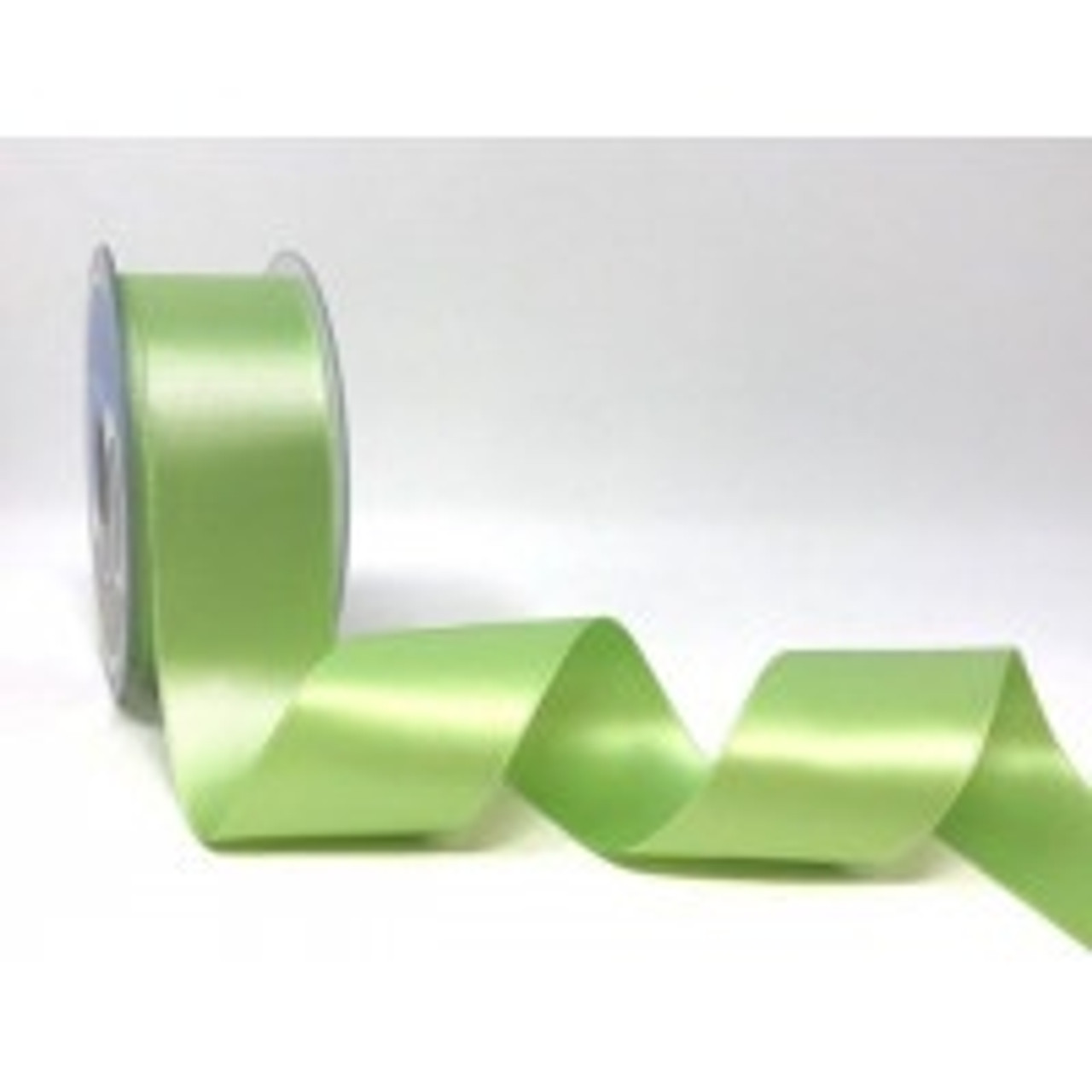 Mint Satin Ribbon, 38mm wide, Sold Per Metre