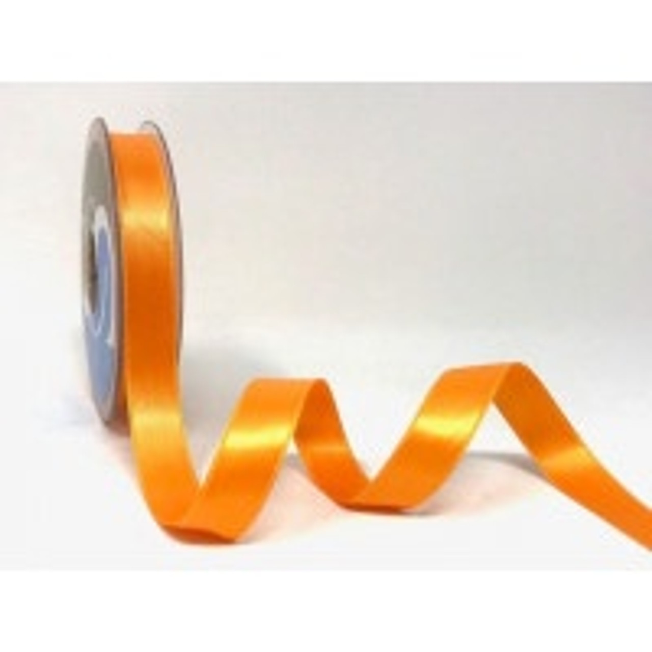 Light Orange Satin Ribbon, 15mm wide, Sold Per Metre