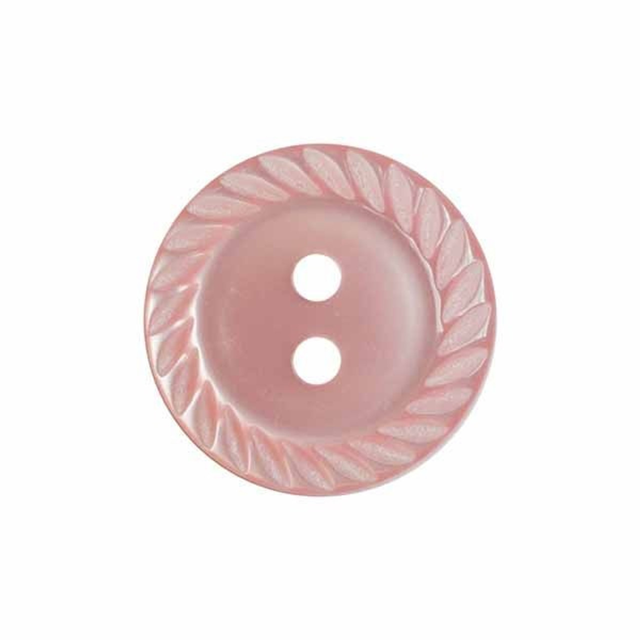 Pale Pink Milled Edge Baby Buttons