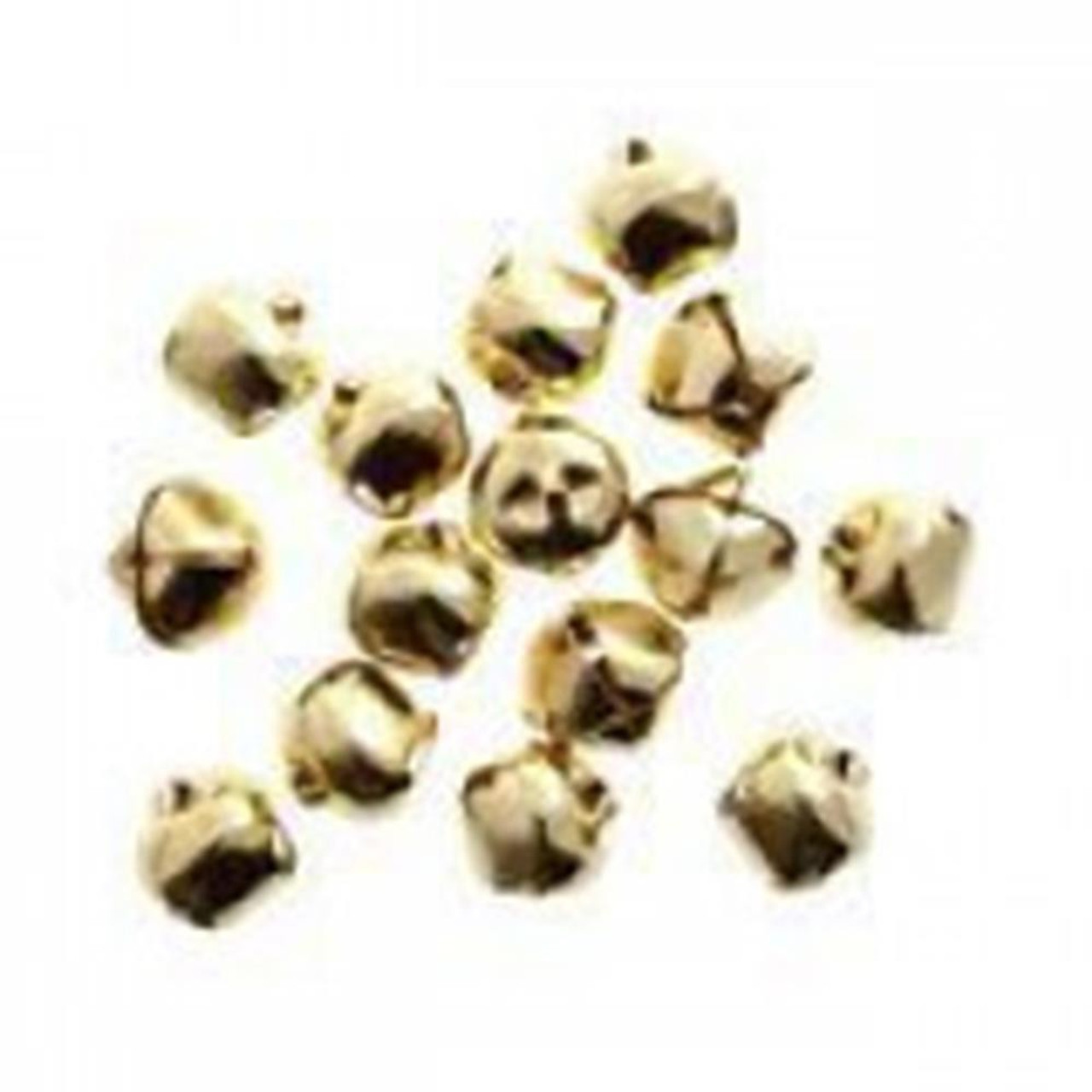 Gold Jingle Bells, 20mm Round, Sold Individually