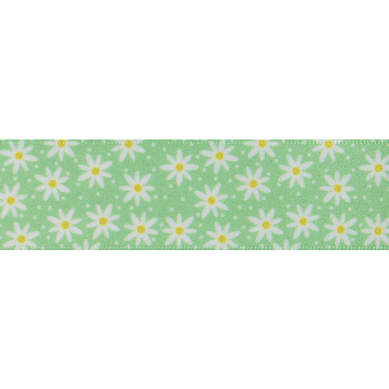 Daisy Chain-15mm in Green ( sold Per Metre)