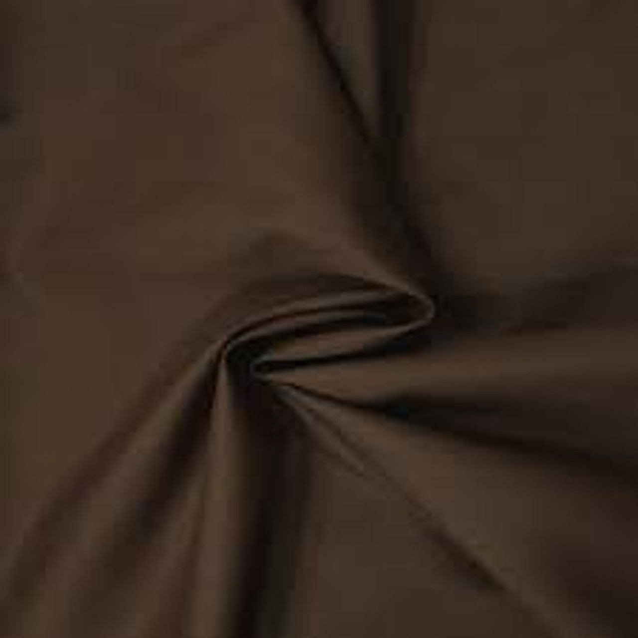 Chocolate Polycotton Poplin Fabric - 45in wide , Sold Per Half Metre