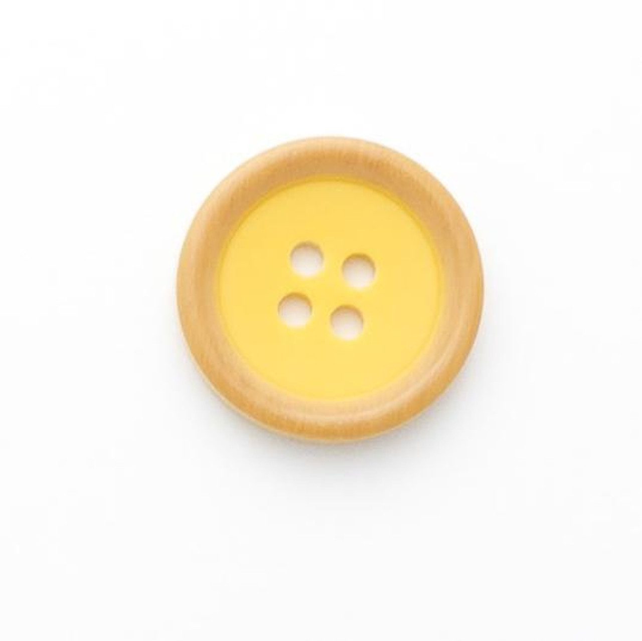 Mustard 4 Hole Button Size - 20mm (Sold Single)