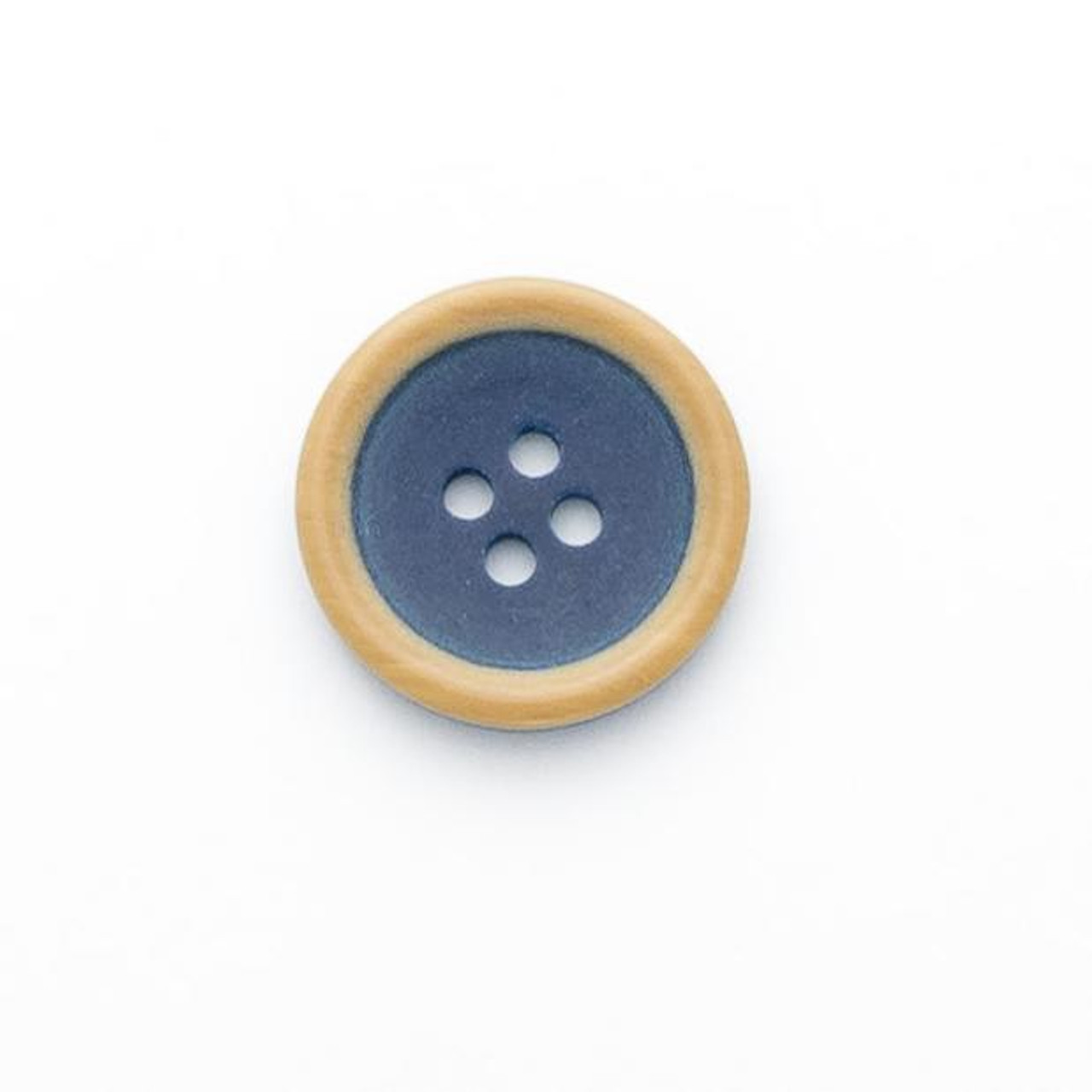 Navy 4 Hole Button Size - 20mm (Sold Single)