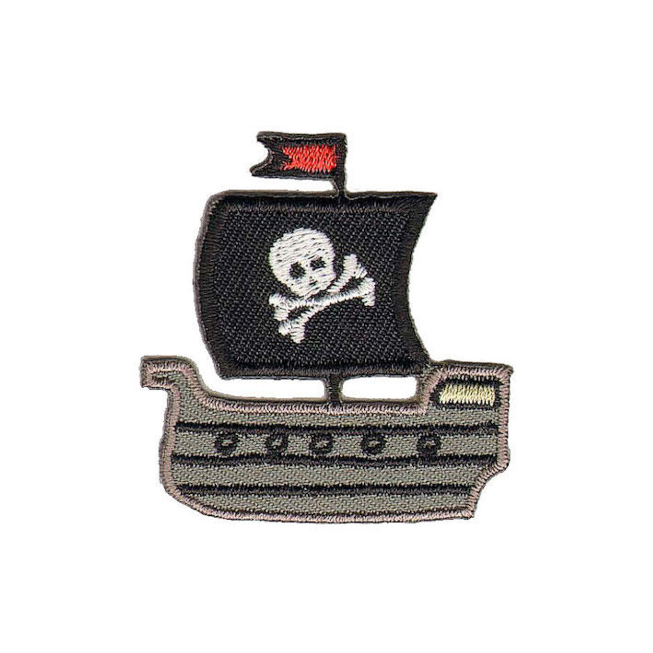 Pirate Ship Iron-on Sew-on Applique Motif