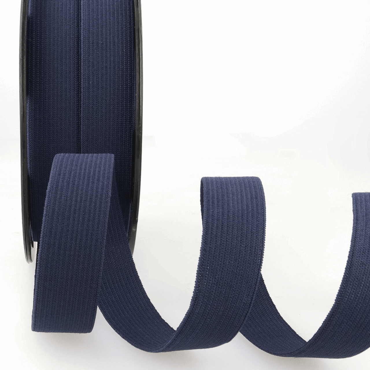 Elastic - 25mm in Navy (sold by the metre)