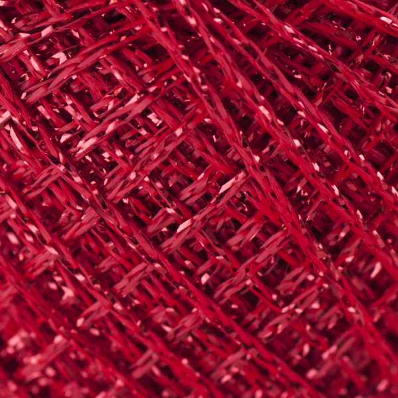 Red Metallic Decorative Goldfingering Yarn, 20 gram ball (approx 80mtr)