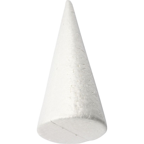 Polystyrene Cone, 25cm tall Polystyrene Cone, 25cm tall