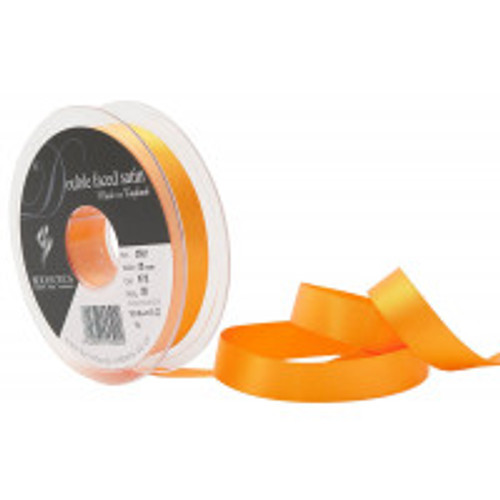 15mm 672 Marigold Double Satin Berisfords Ribbon ( Sold per Metre)