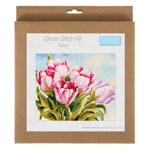 Counted Cross Stitch Kit: Large: Tulip