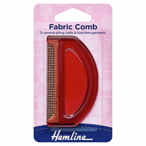 Fabric Comb with Plastic Teeth