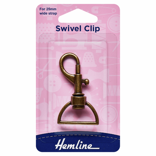 Bronze 25mm Swivel Clip (1pc)