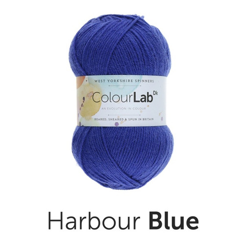 Harbour Blue 100% British Wool ColourLab DK (100g)