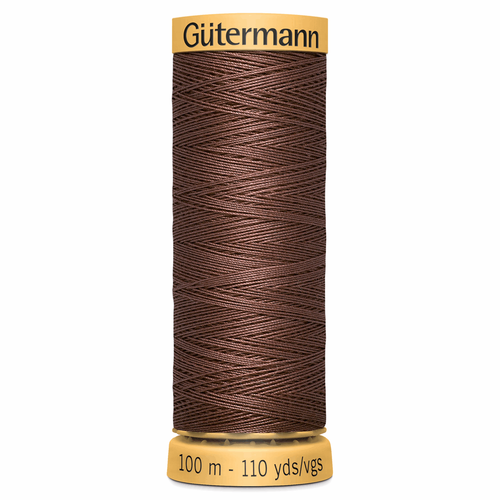 2724 Natural Cotton Sewing Thread 100mtr Spool