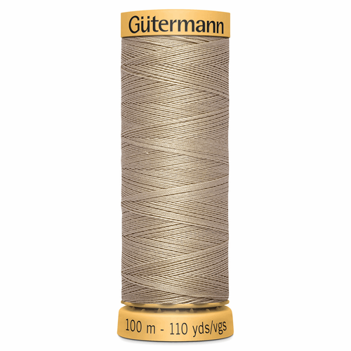 1427 Natural Cotton Sewing Thread 100mtr Spool