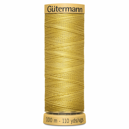 0758 Natural Cotton Sewing Thread 100mtr Spool