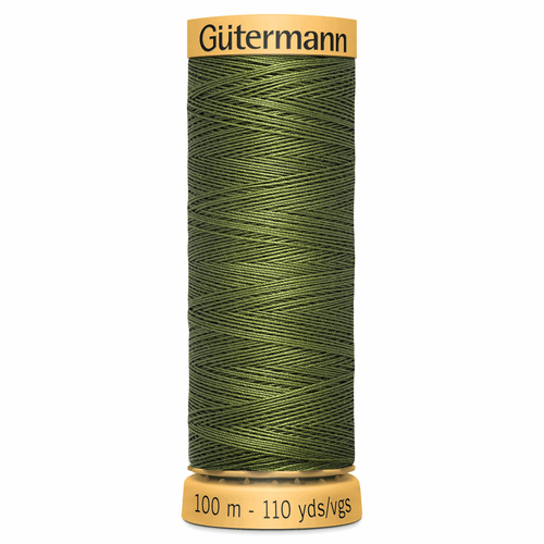 9924 Natural Cotton Sewing Thread 100mtr Spool