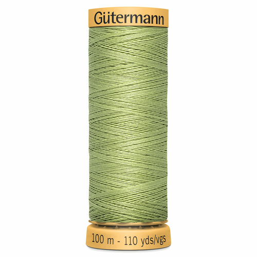 9837 Natural Cotton Sewing Thread 100mtr Spool