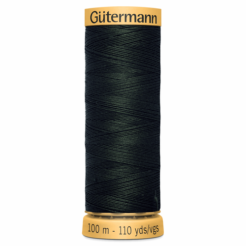 8812 Natural Cotton Sewing Thread 100mtr Spool