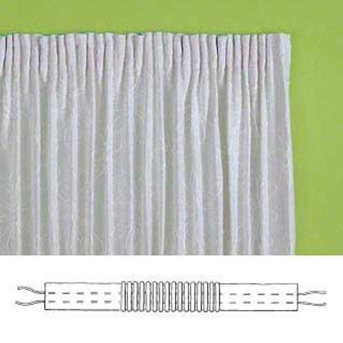 1" Rufflette Curtain Tape (Sold Per Metre)