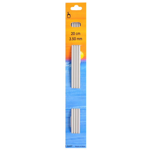 3.50mm Set of 4 Double-Ended Knitting Pins, 20cm length